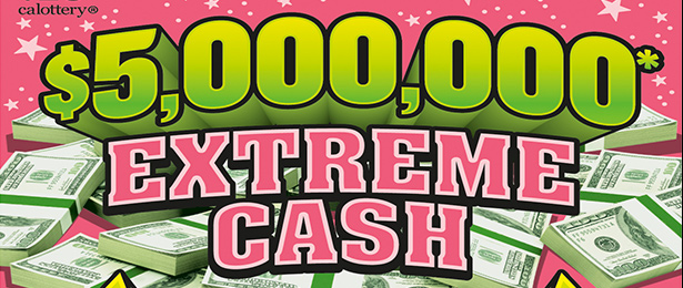 $5,000,000 Extreme Cash ticket art