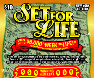 SET FOR LIFE ticket art