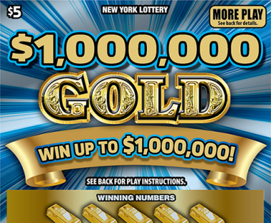 $1,000,000 GOLD ticket art